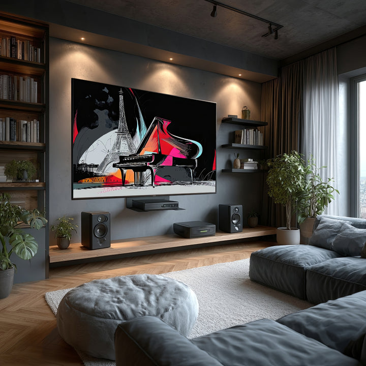 Maclean decoder wall shelf, single, max. 5kg, steel, MC-122