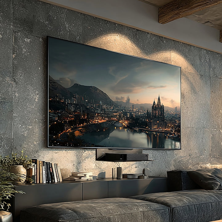 Maclean decoder wall shelf, single, max. 5kg, steel, MC-122