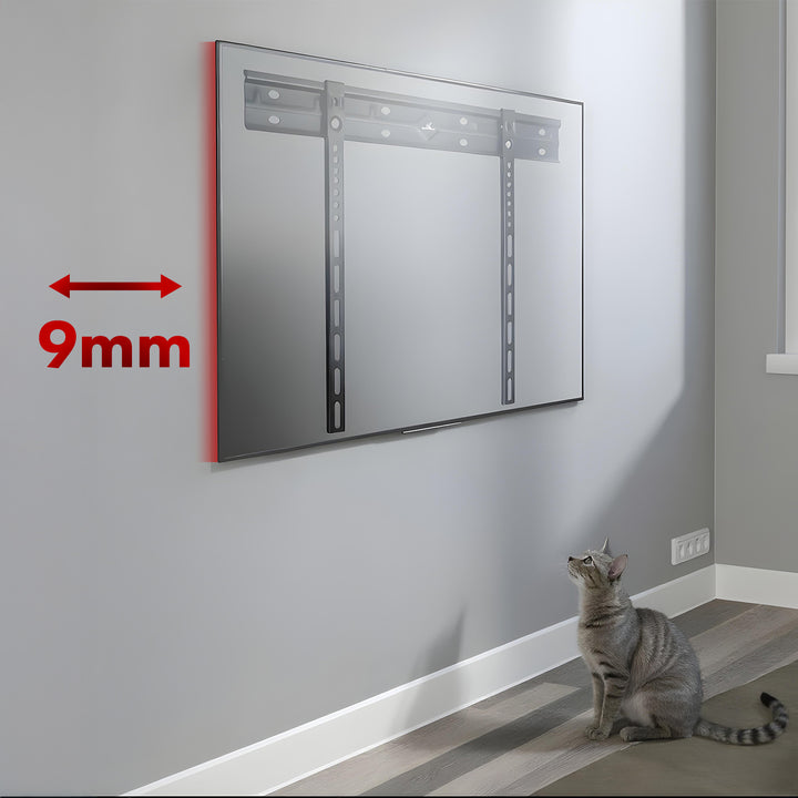 Gléas balla thar a bheith cothrom Maclean do theilifís, 40-85", uasmhéid VESA 600x400, ualach suas le 80kg, MC-123