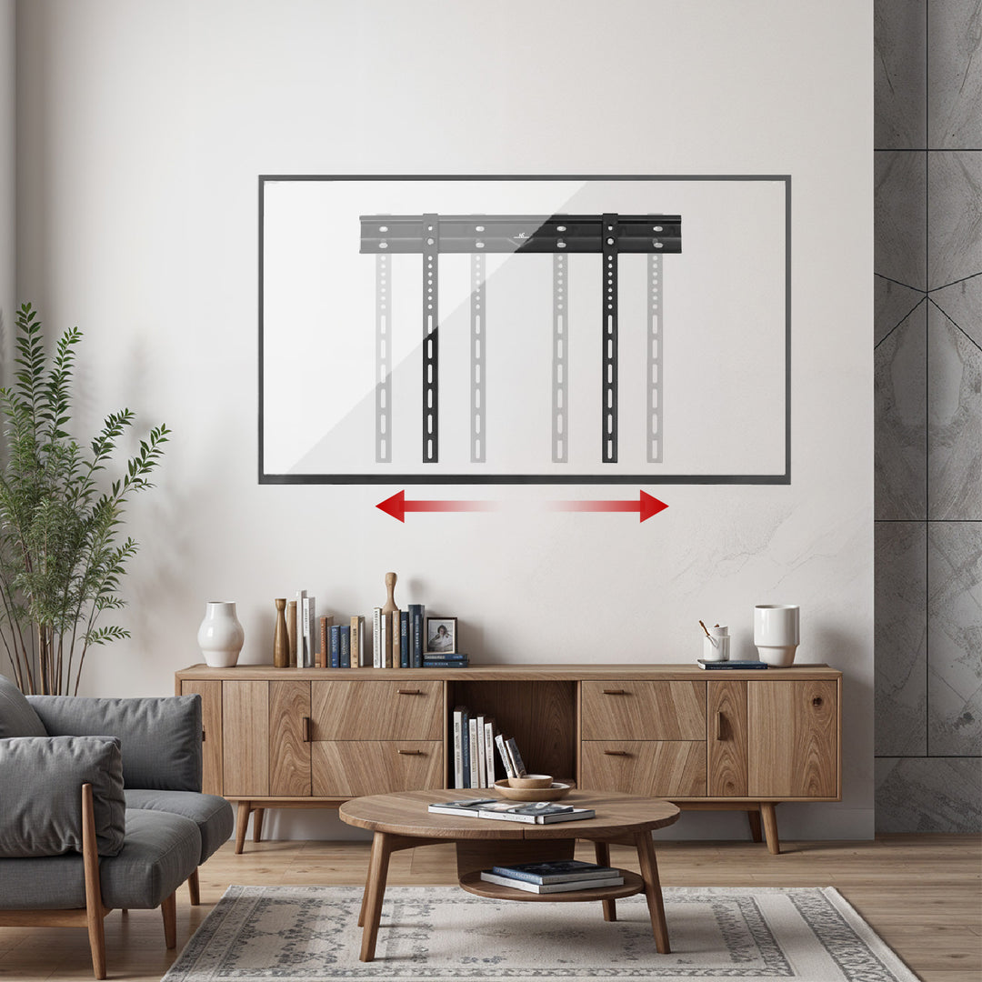 Gléas balla thar a bheith cothrom Maclean do theilifís, 40-85", uasmhéid VESA 600x400, ualach suas le 80kg, MC-123