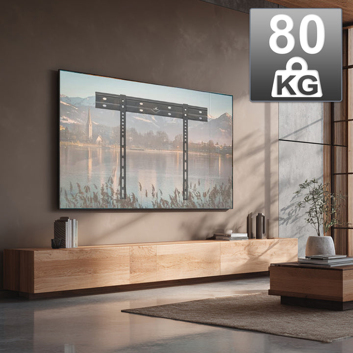 Gléas balla thar a bheith cothrom Maclean do theilifís, 40-85", uasmhéid VESA 600x400, ualach suas le 80kg, MC-123