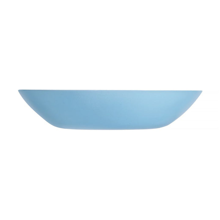 Luminarc deep plate, for soup, round, 20cm, blue, Diwali