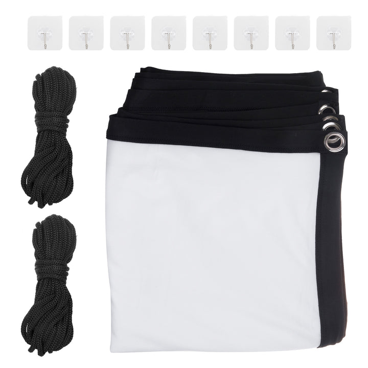 Scáileán teilgean Maclean, 84", 175x131cm, imeall 25mm 4:3, crúcaí teannais, MC-166