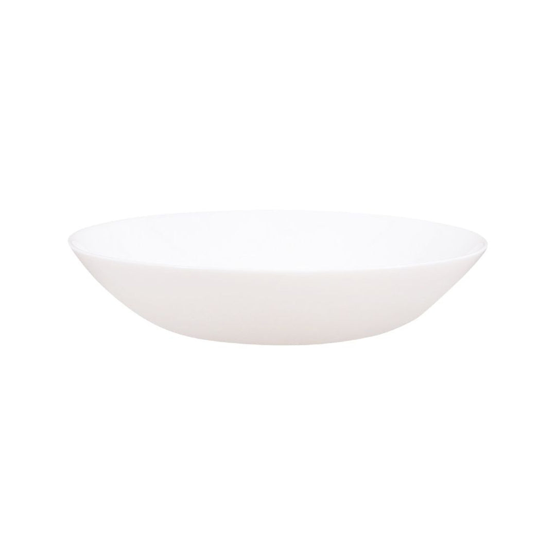 Luminarc Diwali Deep Plate – Round, White, 21 cm, Elegant and Durable Design