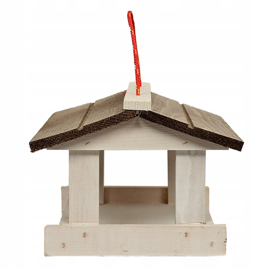 Woodok bird feeder, wooden, hanging, impregnated, outdoor bird feeding station