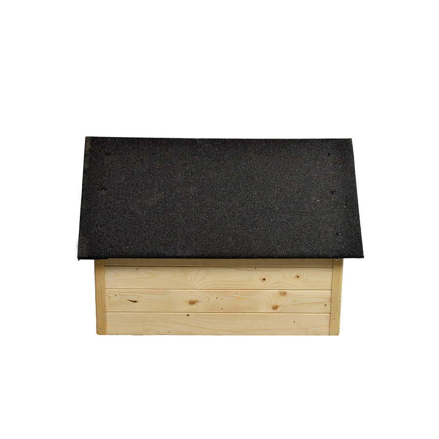 Woodok dog, cat shed, insulated, wooden, large XL, to assemble and paint yourself, for dogs up to 20 kg