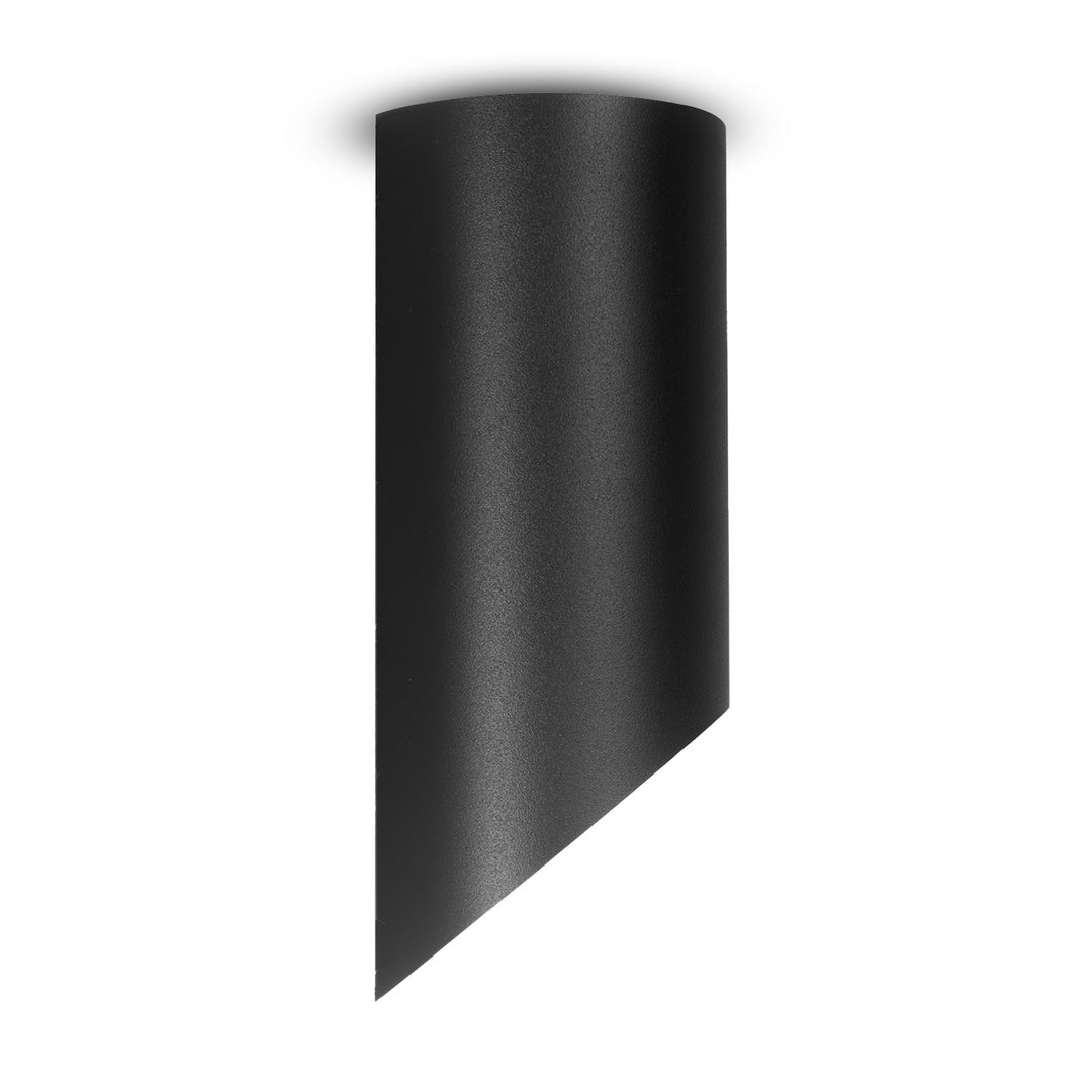 Maclean surface-mounted luminaire / tube, spot, round, aluminum, GU10, 55x130mm, black color, MCE360 B 3pcs + LED bulb GU10 7W Maclean Energy MCE437 NW neutral white 4000K, 220-240V~, 50/60Hz 3pcs