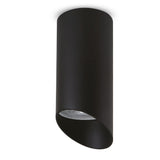 Maclean surface-mounted luminaire / tube, spot, round, aluminum, GU10, 55x130mm, black color, MCE360 B 3pcs + LED bulb GU10 7W Maclean Energy MCE437 NW neutral white 4000K, 220-240V~, 50/60Hz 3pcs