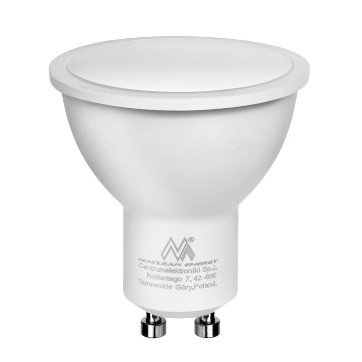 Maclean surface-mounted luminaire / tube, spot, round, aluminum, GU10, 55x130mm, black color, MCE360 B 3pcs + LED bulb GU10 7W Maclean Energy MCE437 NW neutral white 4000K, 220-240V~, 50/60Hz 3pcs