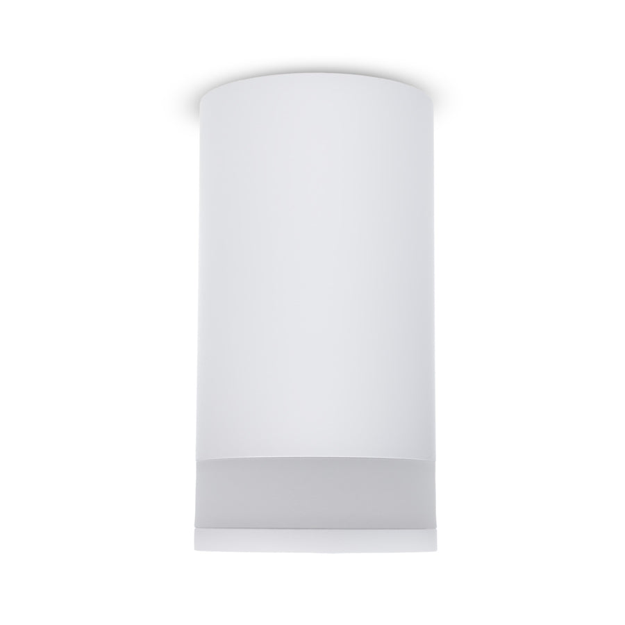 Maclean surface-mounted luminaire / tube, spot, round, aluminum, GU10, 55x130mm, color white, MCE361 W 3pcs+ LED bulb GU10 7W Maclean Energy MCE437 NW neutral white 4000K, 220-240V~, 50/60Hz 3pcs