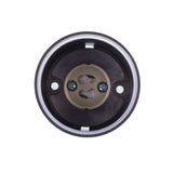Maclean surface-mounted luminaire / tube, spot, round, aluminum, GU10, 55x130mm, black color, MCE361 B 3pcs+ LED bulb GU10 7W Maclean Energy MCE437 NW neutral white 4000K, 220-240V~, 50/60Hz, 490 3pcs