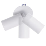 Maclean flush mount/tube luminaire, spot, round, aluminum, GU10, 55x130mm, white, MCE364 W 3pcs+ Maclean Energy MCE437 NW GU10 7W LED bulb neutral white 4000K, 220-240V~, 50/60Hz 3pcs