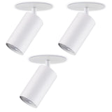 Maclean flush mount/tube luminaire, spot, round, aluminum, GU10, 55x130mm, white, MCE364 W 3pcs+ Maclean Energy MCE437 NW GU10 7W LED bulb neutral white 4000K, 220-240V~, 50/60Hz 3pcs