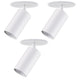 Maclean flush mount/tube luminaire, spot, round, aluminum, GU10, 55x130mm, white, MCE364 W 3pcs+ Maclean Energy MCE437 NW GU10 7W LED bulb neutral white 4000K, 220-240V~, 50/60Hz 3pcs