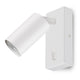 Maclean wall lamp / wall light, spot, round, GU10, with switch 55x90mm, white, MCE369 W+ LED bulb GU10 7W Maclean Energy MCE437 NW neutral white 4000K, 220-240V~, 50/60Hz, 490 lumens