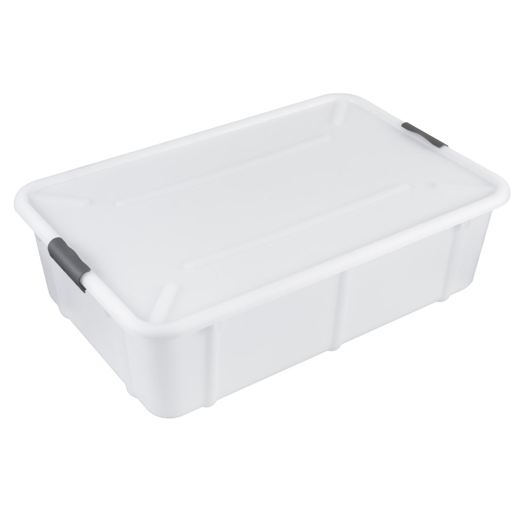 BranQ Velur 29L storage container with lid and wheels
