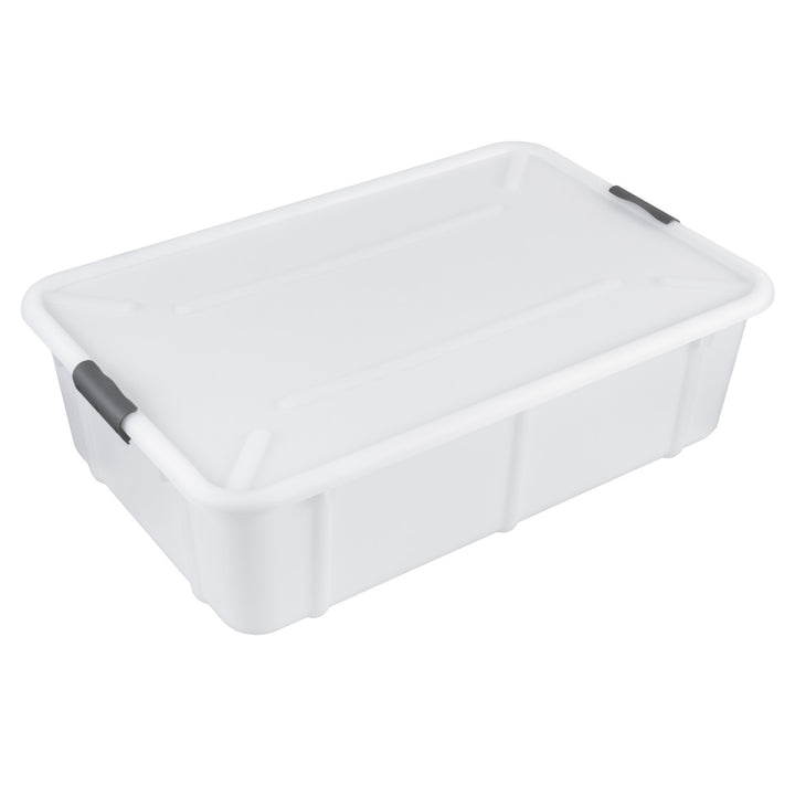 BranQ Velur 29L storage container with lid and wheels