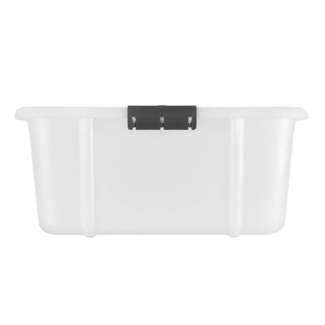 BranQ Velur 29L storage container with lid and wheels