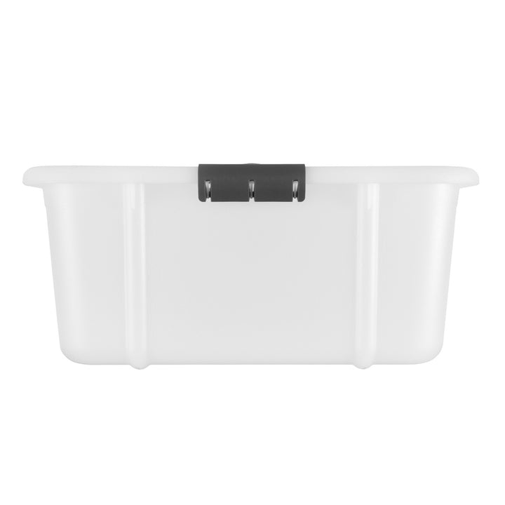 BranQ Velur 29L storage container with lid and wheels
