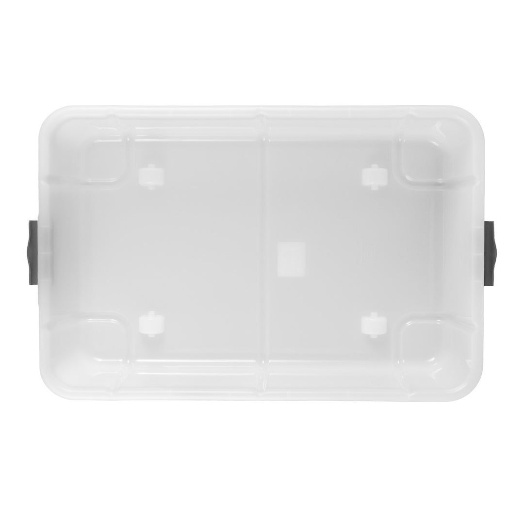 BranQ Velur 29L storage container with lid and wheels