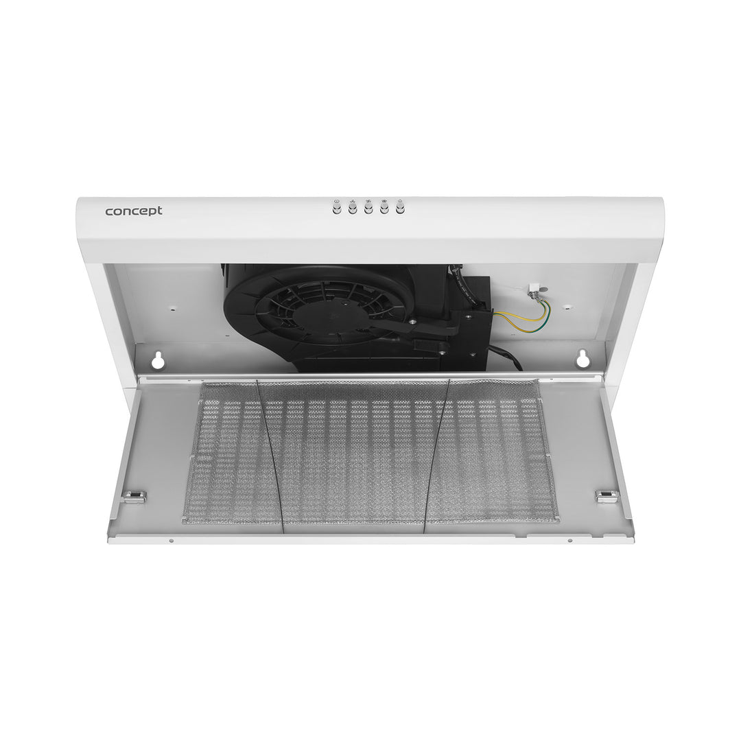 Concept OPP1360wh white 60cm under-counter cooker hood