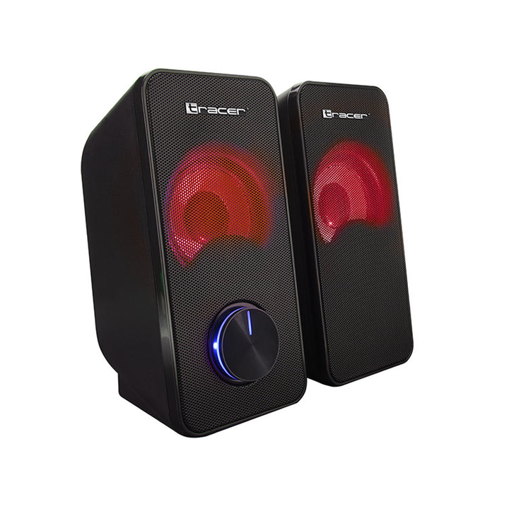 Tracer speakers, RGB backlighting, 6 W RMS, USB power, Loop