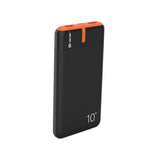 Tracer Powerbank, 10000 mAh, black and orange, USB C, 2A, EnerGo