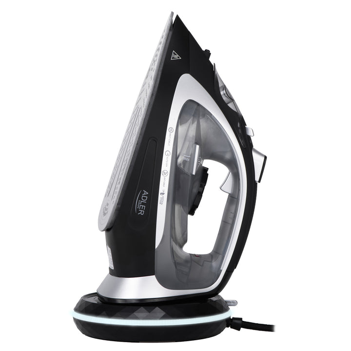 Adler steam iron, cordless, ceramic soleplate, 2800W, AD 5043