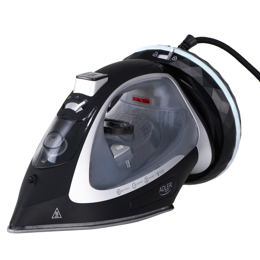 Adler steam iron, cordless, ceramic soleplate, 2800W, AD 5043