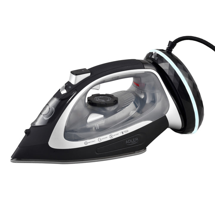 Adler steam iron, cordless, ceramic soleplate, 2800W, AD 5043