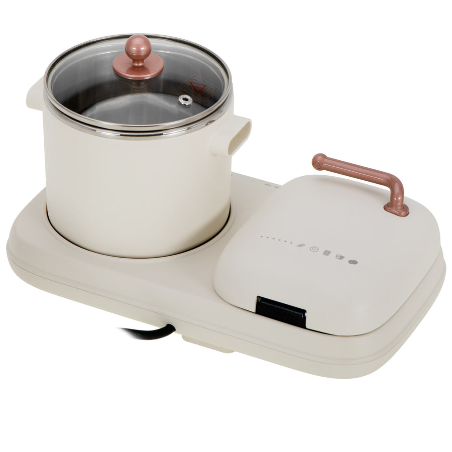 Breakfast station 2 in 1 - grill and cooking pot Adler AD 6421