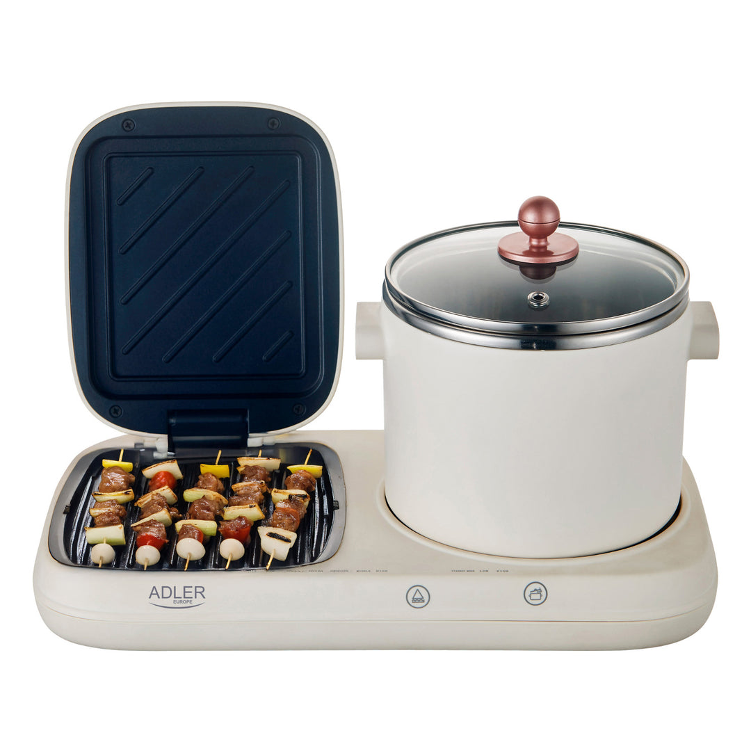 Breakfast station 2 in 1 - grill and cooking pot Adler AD 6421