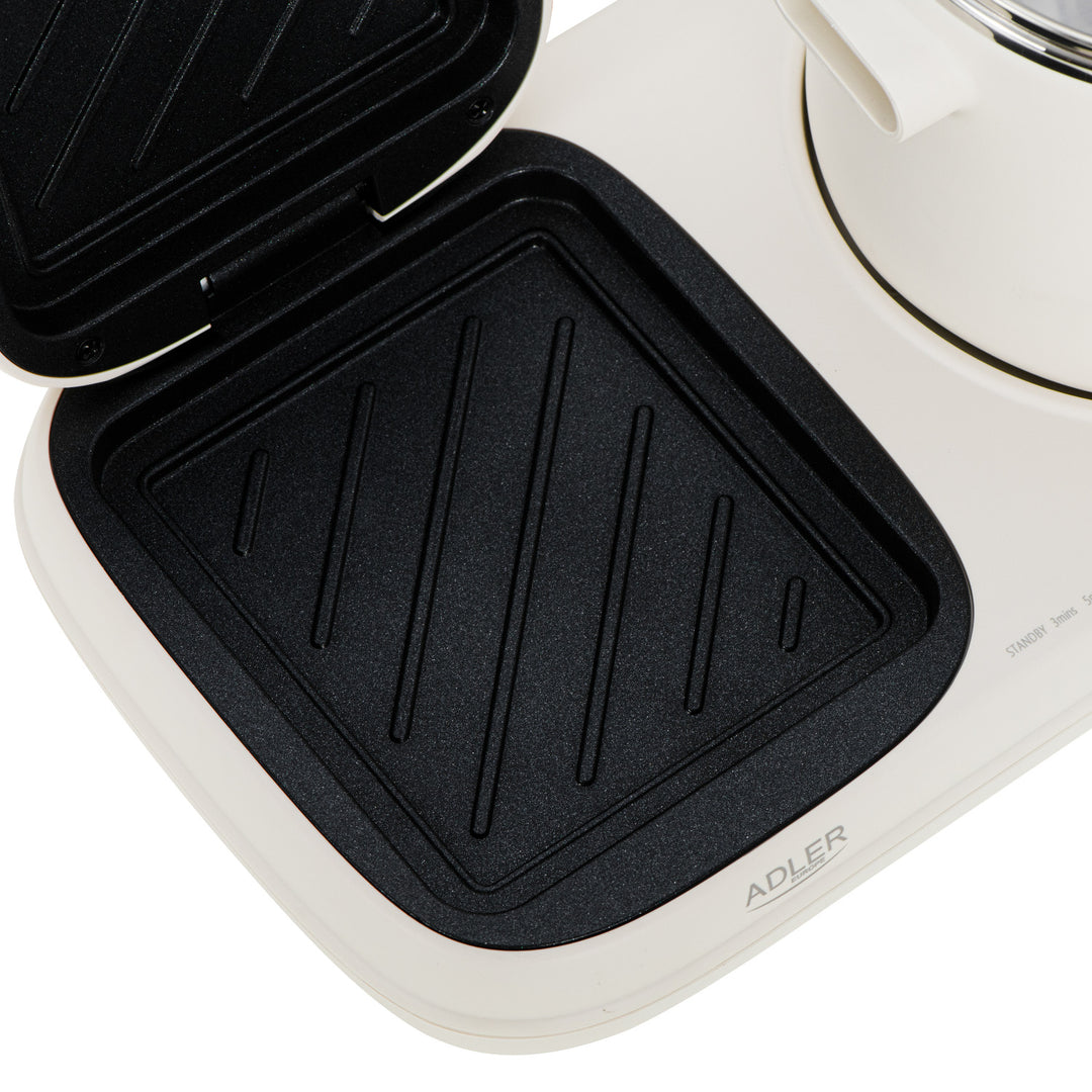 Breakfast station 2 in 1 - grill and cooking pot Adler AD 6421