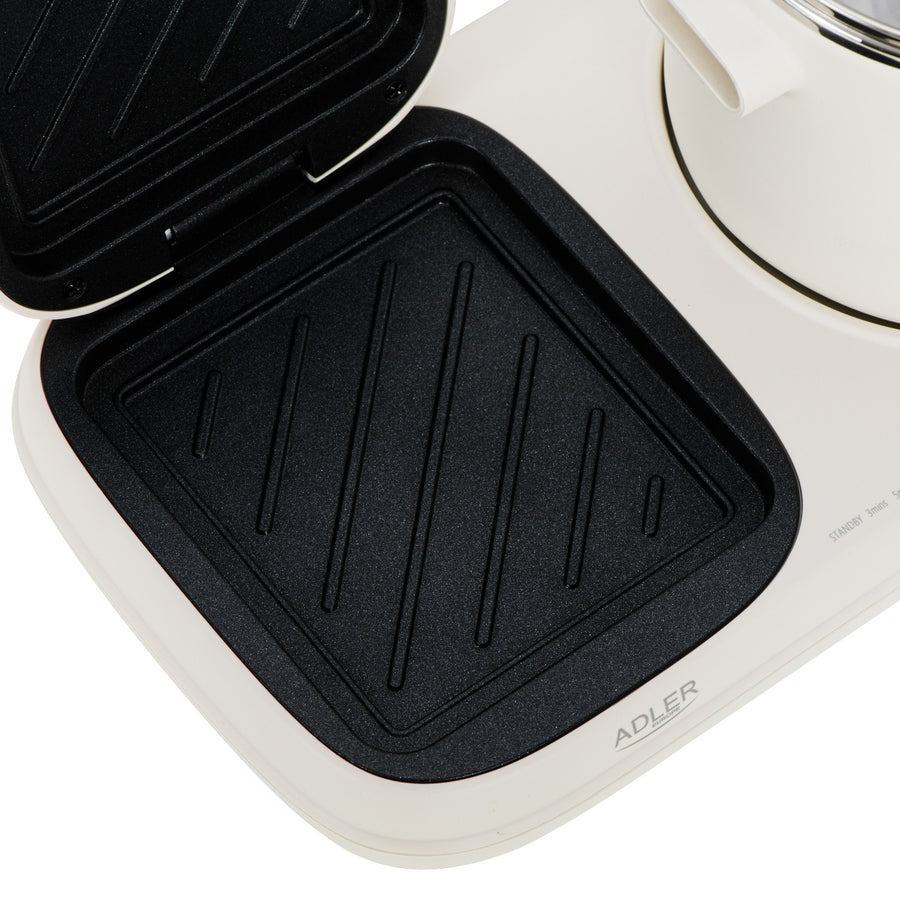 Breakfast station 2 in 1 - grill and cooking pot Adler AD 6421