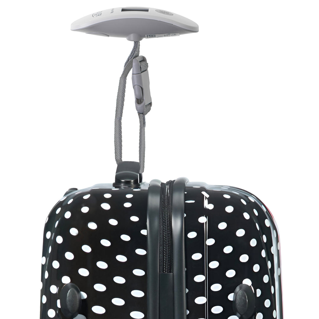 Adler luggage scale, up to 40 kg, LCD display, tare function and result stabilization, white-gray, AD 8189