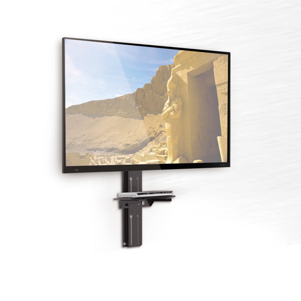 Maclean TV Mount with DVD Shelf, vesa 200x200 , 23"-43", 25kg, MC-771A +HDMI 2.0 4K 3D UHD 1.8m CABLE 48 bit