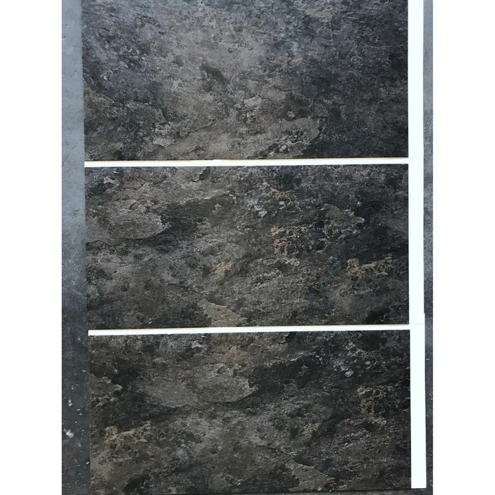 Self-adhesive tiles for wall floor Fliesana, set of 3 pieces, waterproof, pattern natural stone (slate)