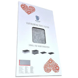 Self-adhesive tiles for wall floor Fliesana, set of 3 pieces, waterproof, pattern light gray concrete