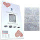 Self-adhesive tiles for wall floor Fliesana, set of 3 pieces, waterproof, pattern light gray concrete