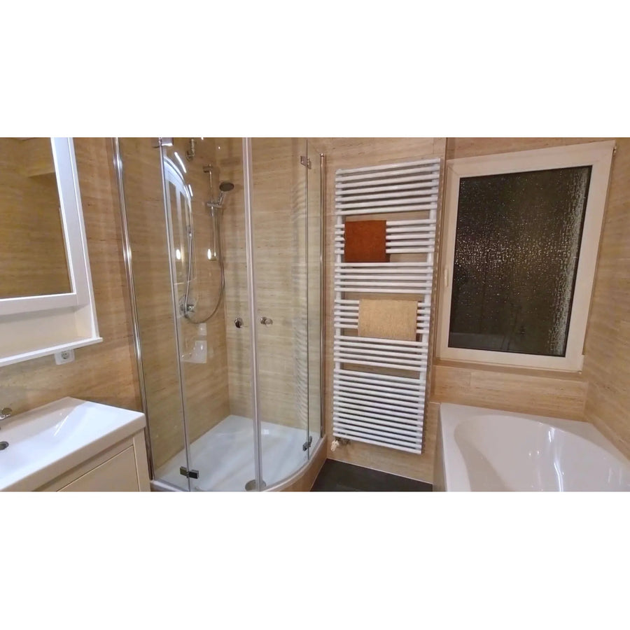 Self-adhesive tiles for wall floor Fliesana, set of 3 pieces, waterproof, natural stone pattern