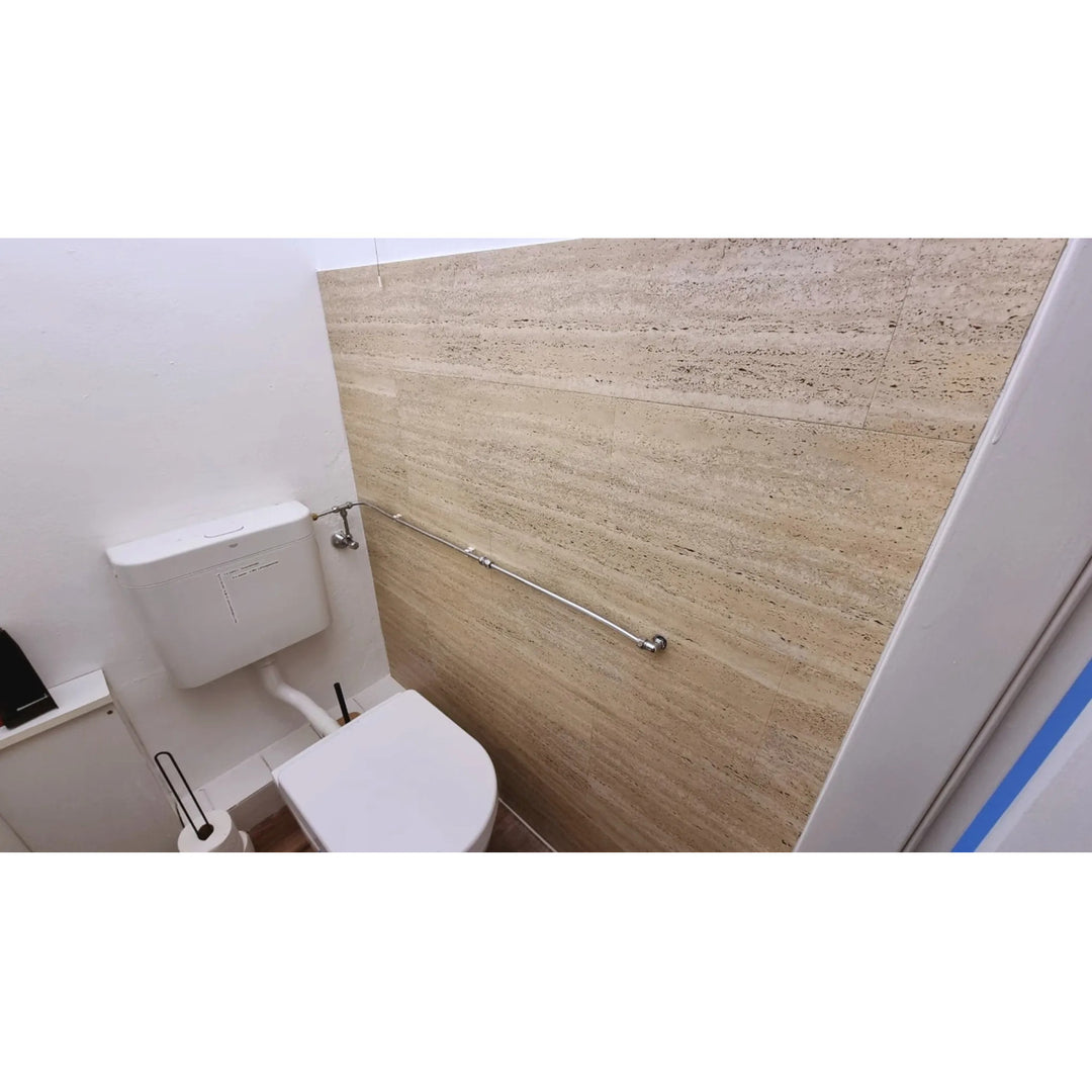 Self-adhesive tiles for wall floor Fliesana, set of 3 pieces, waterproof, natural stone pattern