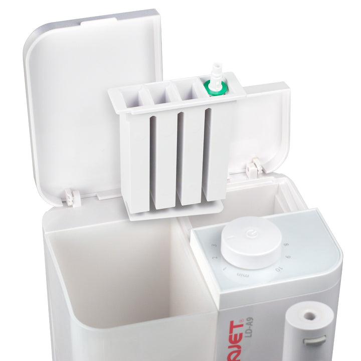 Uiscitheoir Aquajet, rialú leictreonach, coimeádán 500ml, 4 leid, LD-A9