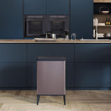 Curver trash garbage can, for segregation, on legs, pink, capacity 54l, Verto