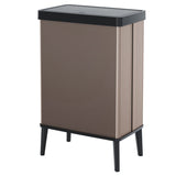 Curver trash garbage can, for segregation, on legs, pink, capacity 54l, Verto