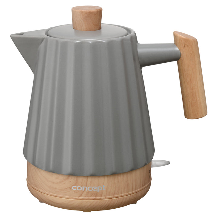 Concept electric kettle, ceramic, 1500W, 1.5L, dark grey, RK0092