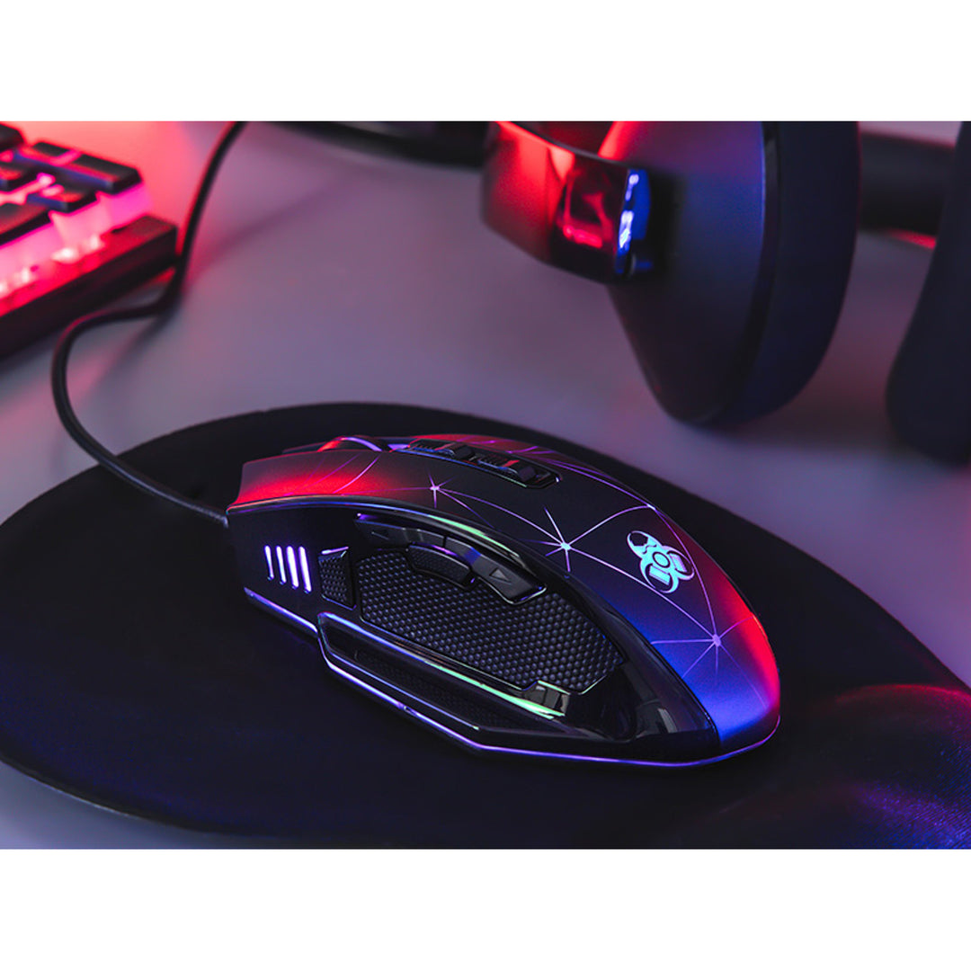 Tracer gaming mouse, RGB backlight, 7200 DPI, Space