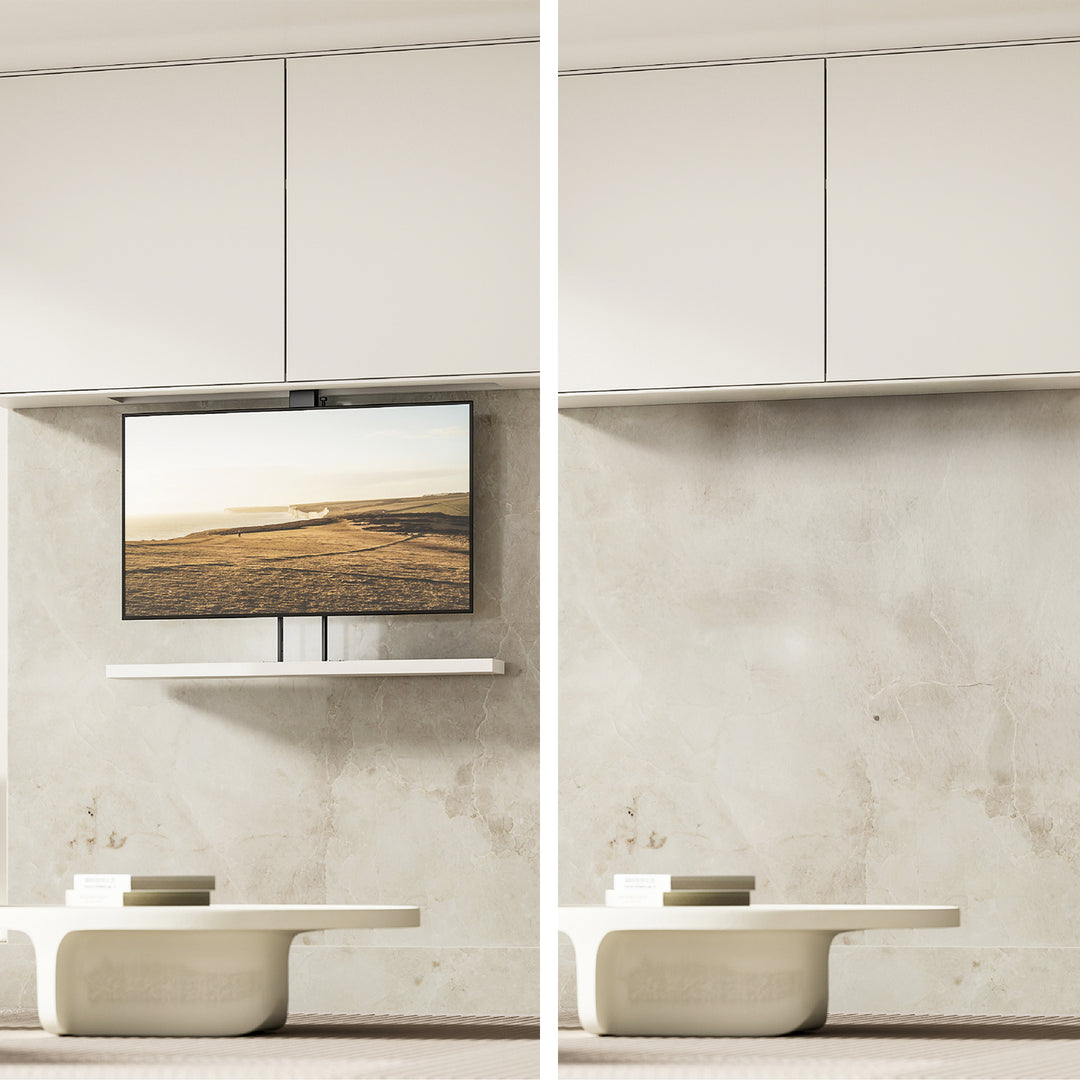 Maclean electric ceiling/floor mount, extendable, 43''-88'', VESA 600x400, max 60kg, 100-240V AC,50/60Hz