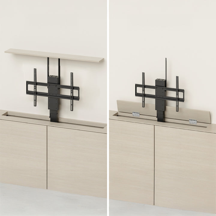 Maclean electric ceiling/floor mount, extendable, 43''-88'', VESA 600x400, max 60kg, 100-240V AC,50/60Hz