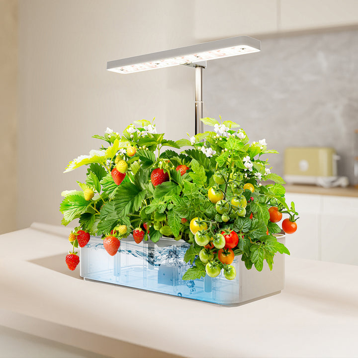GreenBlue Intelligent Indoor Plant Growing System, SMART pot, 4L capacity, for 12 plants, full spectrum LEDs, GB133