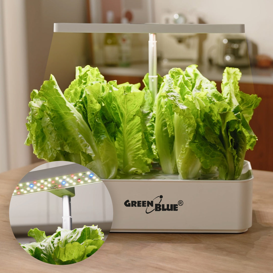GreenBlue Intelligent Indoor Plant Growing System, SMART pot, 4L capacity, for 12 plants, full spectrum LEDs, GB133